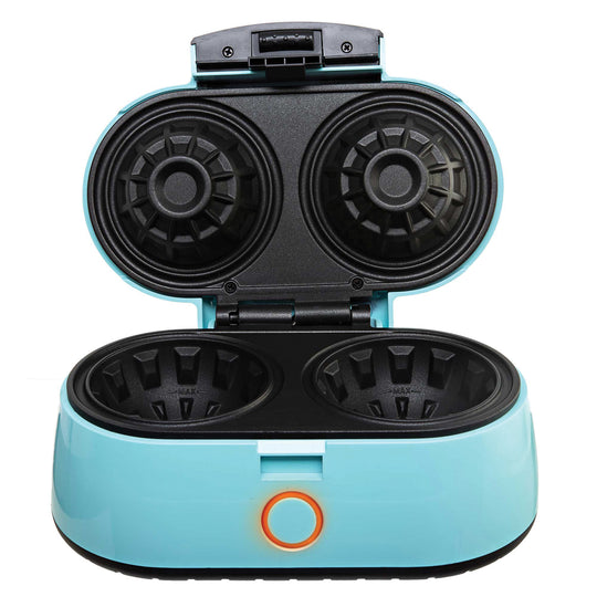 Brentwood Just For Fun Waffle Bowl Maker, Makes 2 Bowls, Nonstick, Blue