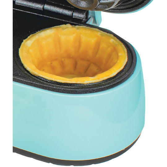 Brentwood Just For Fun Waffle Bowl Maker, Makes 2 Bowls, Nonstick, Blue - view 3