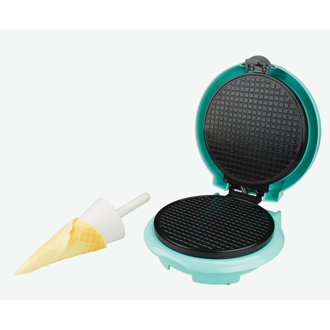 Brentwood 750W Waffle Cone Maker with Cone Roller, Blue - view 4