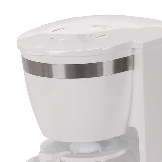 Brentwood 10-Cup Programmable Digital Coffee Maker with Pause & Serve, White - view 4