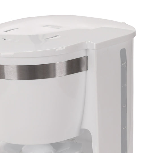 Brentwood 10-Cup Programmable Digital Coffee Maker with Pause & Serve, White - view 5