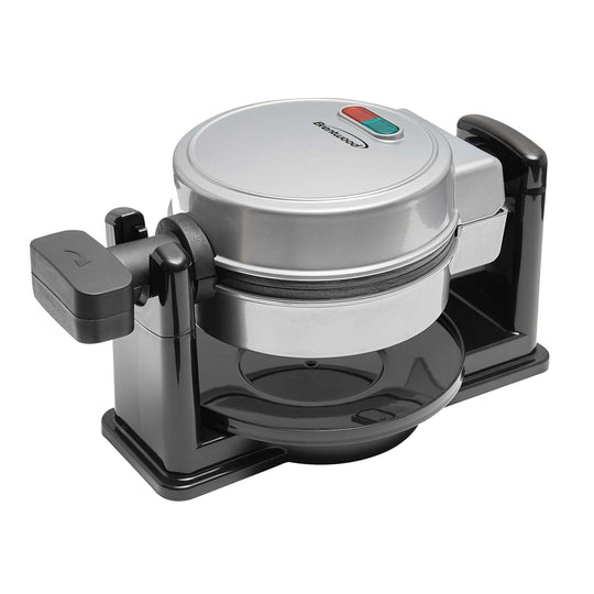 Brentwood 5 In. Nonstick Flip Belgian Waffle Maker, Silver