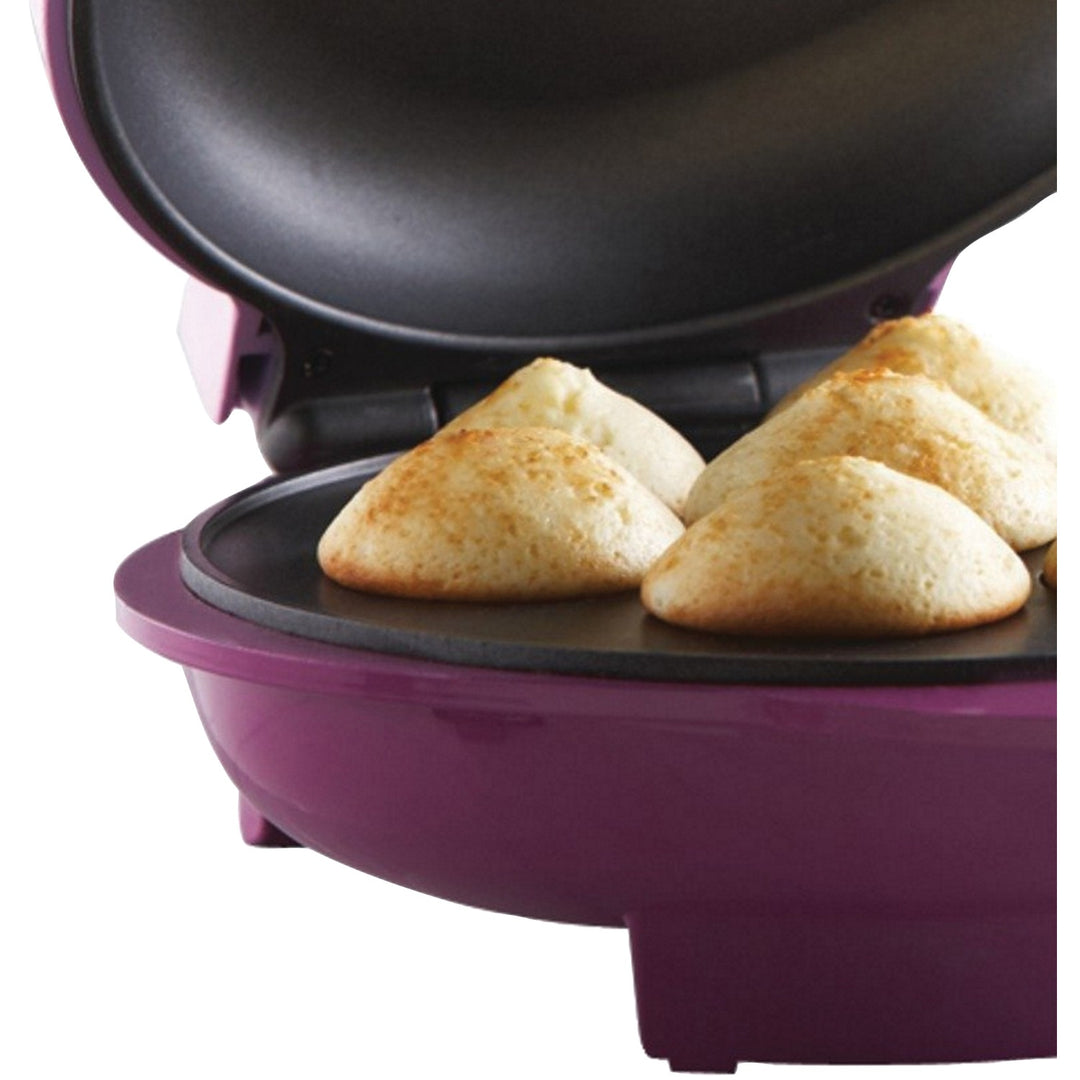 Brentwood Just For Fun Electric Mini Cupcake Maker, Makes 7, Nonstick, Pink - view 5