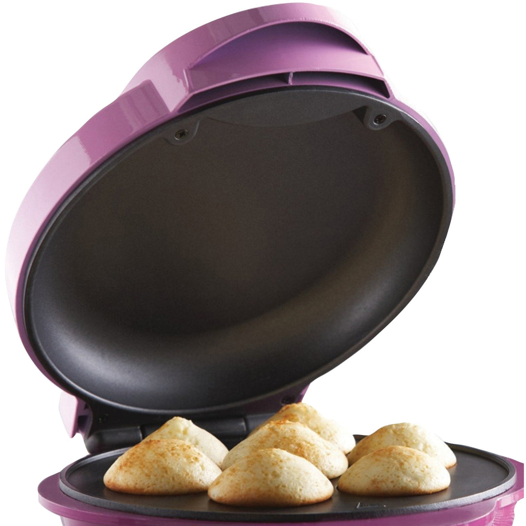 Brentwood Just For Fun Electric Mini Cupcake Maker, Makes 7, Nonstick, Pink - view 6