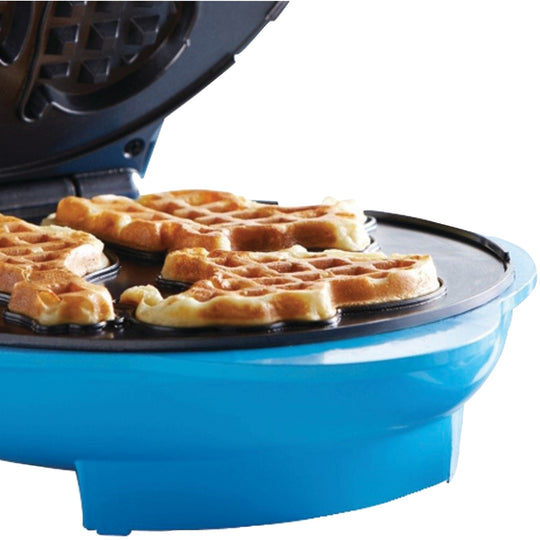 Brentwood Mini Animal Shape Waffle Maker, Nonstick, 750W, Blue - view 4