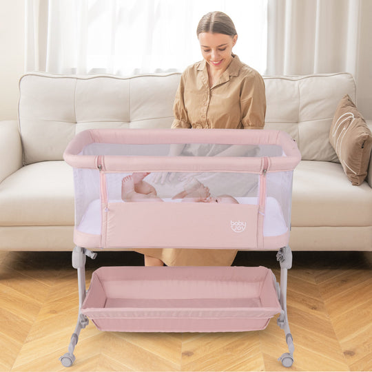 Bedside Sleeper Bassinet with 6-Level Adjustable Height