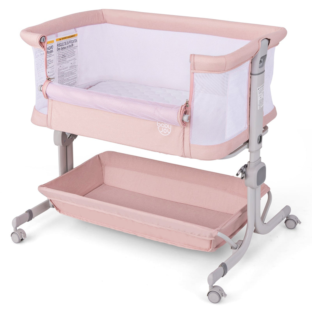 Bedside Sleeper Bassinet with 6-Level Adjustable Height