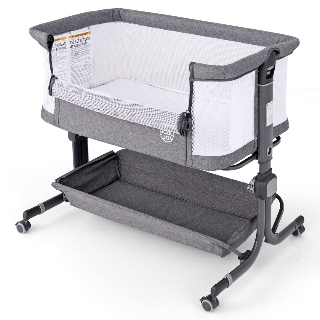 Bedside Sleeper Bassinet with 6-Level Adjustable Height