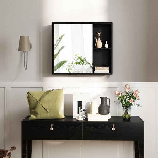 Bathroom Medicine Cabinet with Single Mirror Door