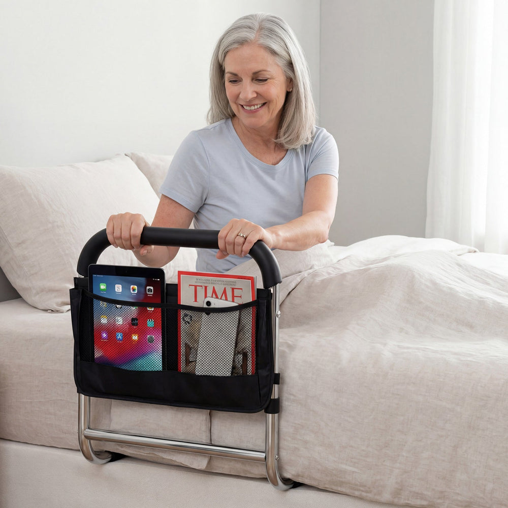 Bed Rails for Elderly Adults and Height Adjustable Bed Assist Safety Railings