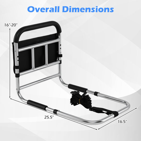 Bed Rails for Elderly Adults and Height Adjustable Bed Assist Safety Railings