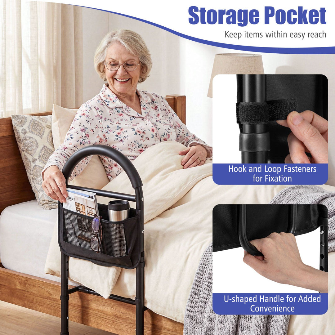 Bed Rails for Elderly Adults Safety Height Adjustable Bed Assist Railings