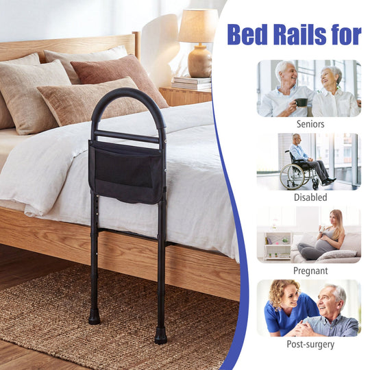Bed Rails for Elderly Adults Safety Height Adjustable Bed Assist Railings