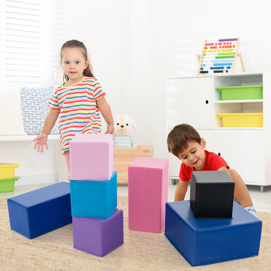7-Piece Big Foam Building Blocks for Toddlers and Kids