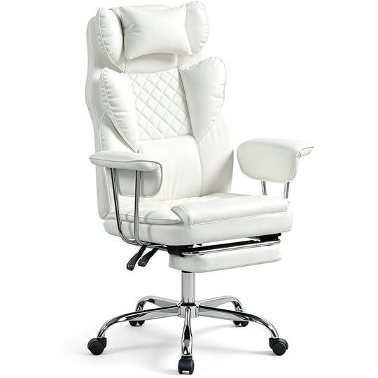 Big and Tall Executive Office Chair with Lumbar Support and Adjustable Seat