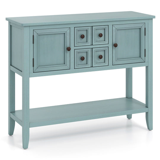 Buffet Sideboard Cabinet with 2 Doors and 2 Drawers