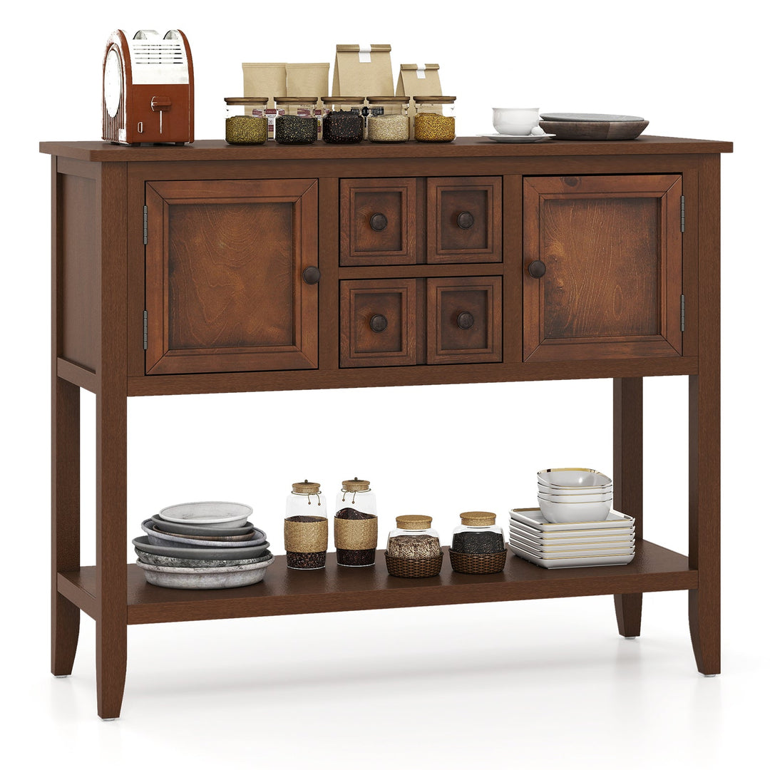 Buffet Sideboard Cabinet with 2 Doors and 2 Drawers