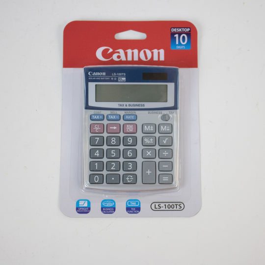 Canon LS-100TS 10-Digit Solar Desktop Calculator with Tax Functions - view 7