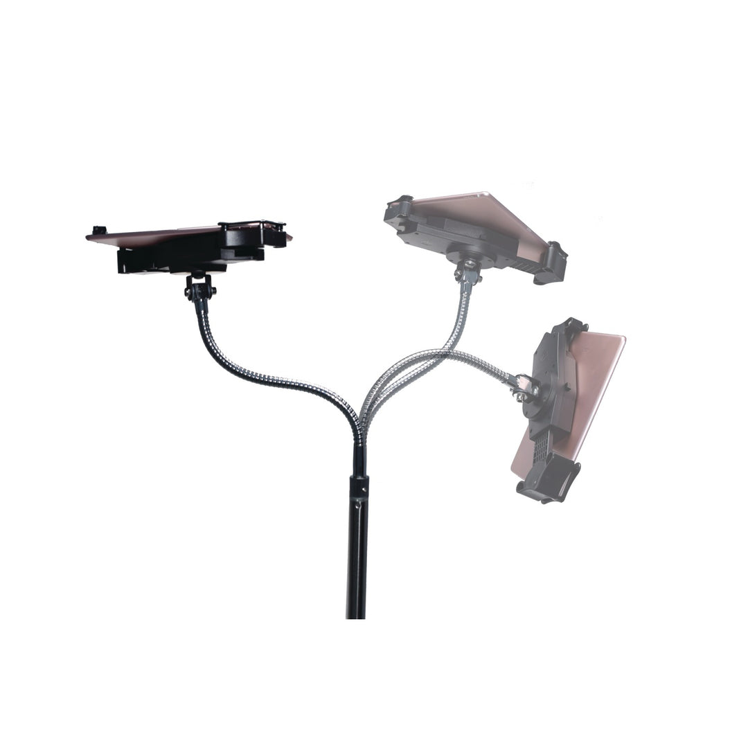 CTA Digital Compact Gooseneck Floor Stand for 7-13 In. Tablets & iPad with Rolling Base - view 11