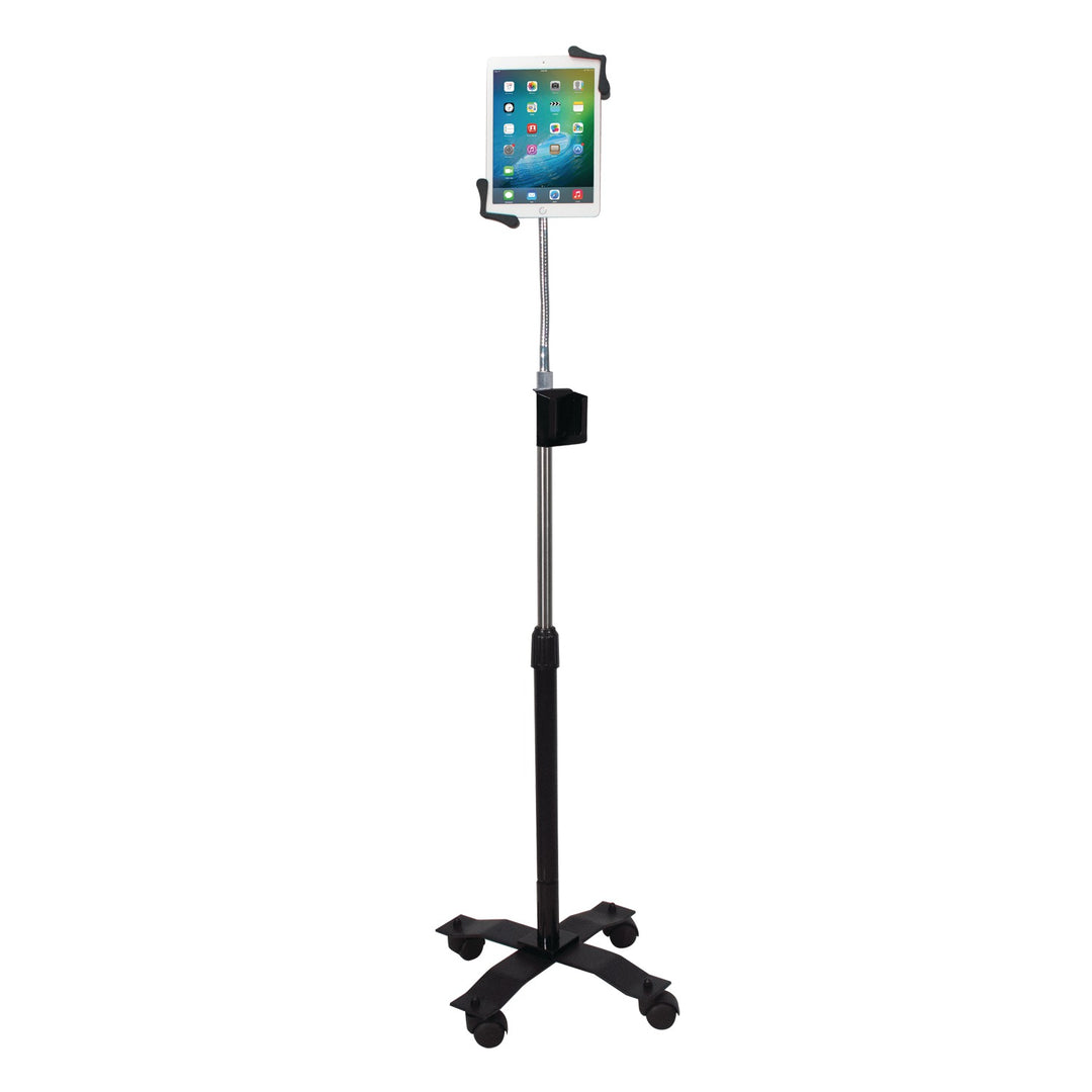 CTA Digital Compact Gooseneck Floor Stand for 7-13 In. Tablets & iPad with Rolling Base - view 16