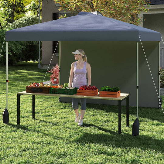 Collapsible Wagon with Removable Canopy and Detachable Storage Bag