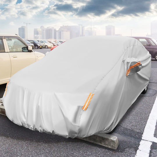 Car Cover for Automobiles 193 Inch Rain Sun UV Protection Universal Fit Sedan Chevrolet Ford Nissan