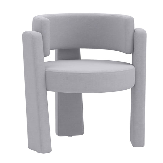 Comfy Upholstered Armchair Modern Velvet Barrel Accent Chair