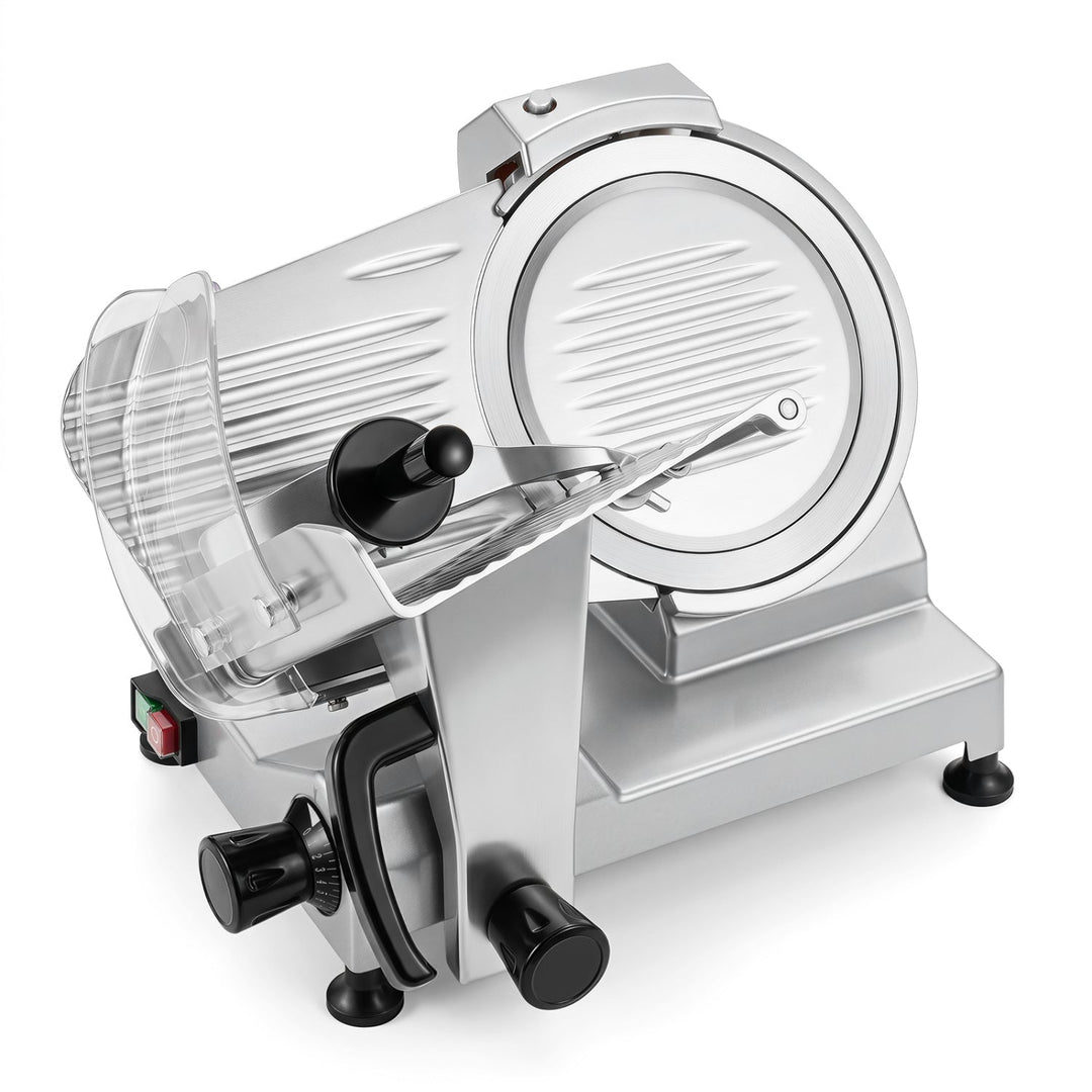 Commercial Meat Slicer with 10" Blade & Adjustable Thickness