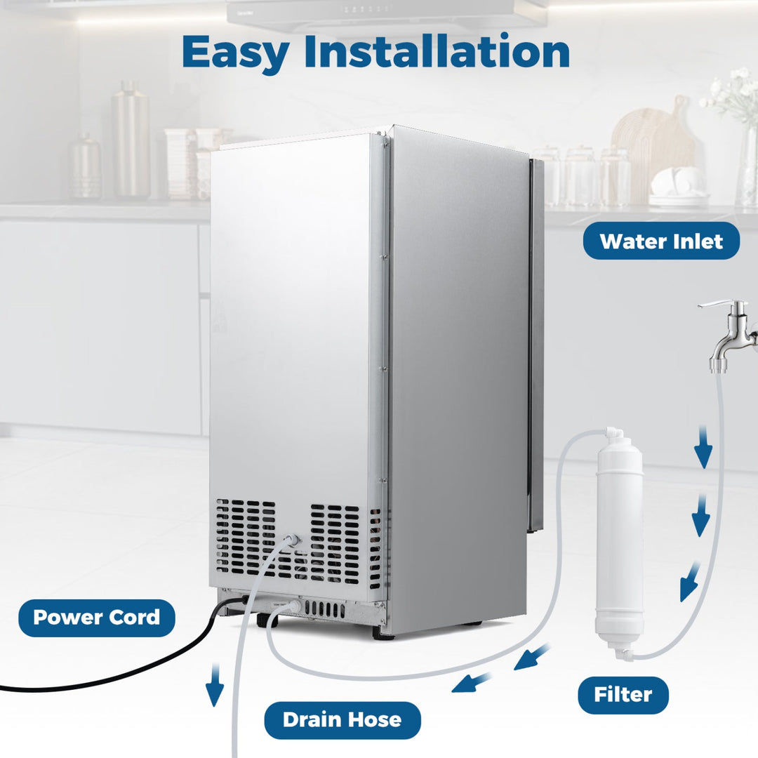 Commercial Under Counter Ice Maker 90 lbs/Day