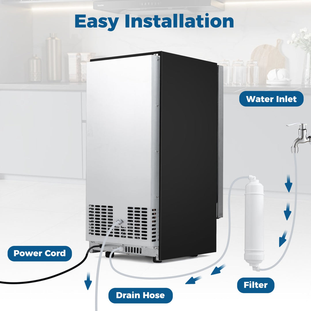 Commercial Under Counter Ice Maker 90 lbs/Day