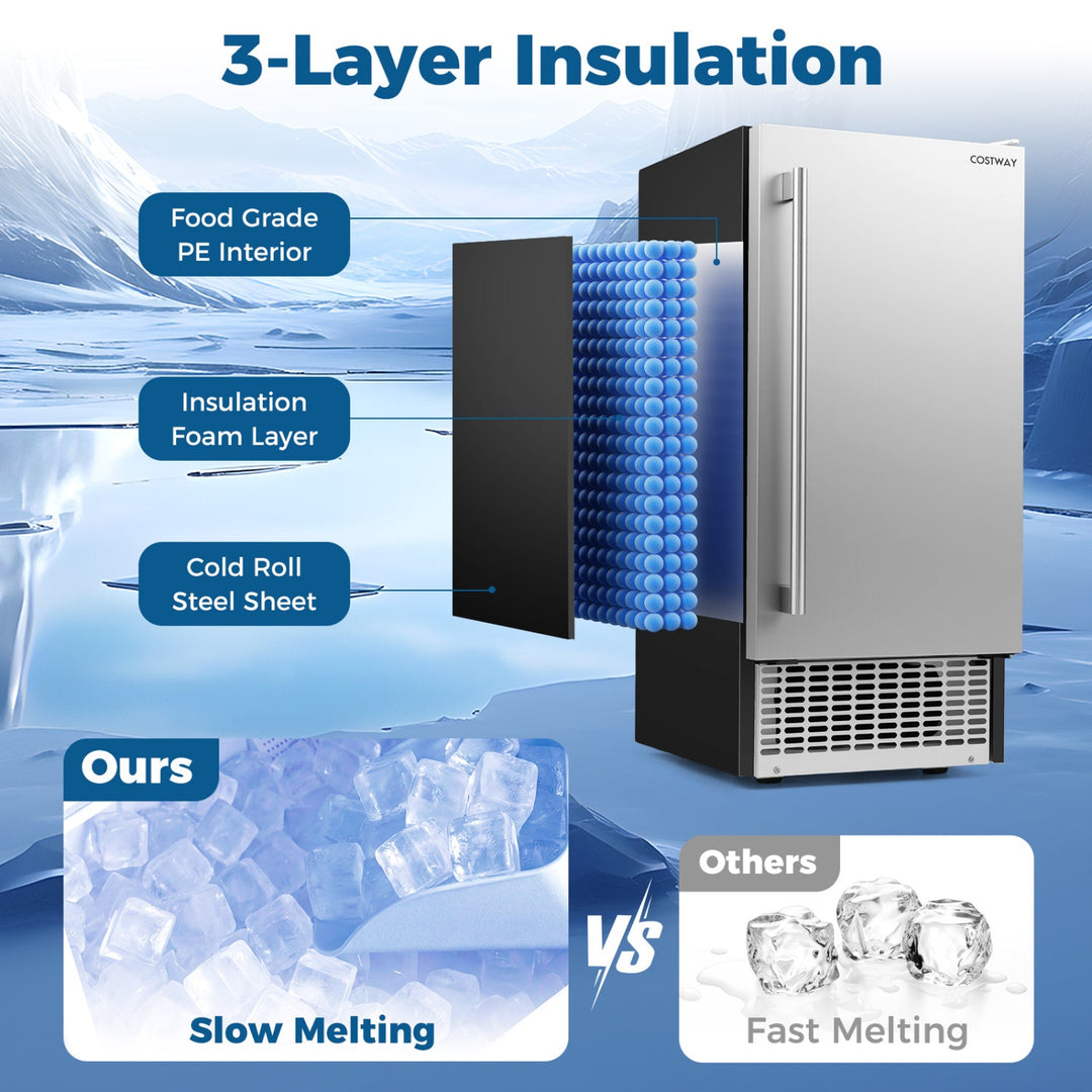 Commercial Under Counter Ice Maker 90 lbs/Day