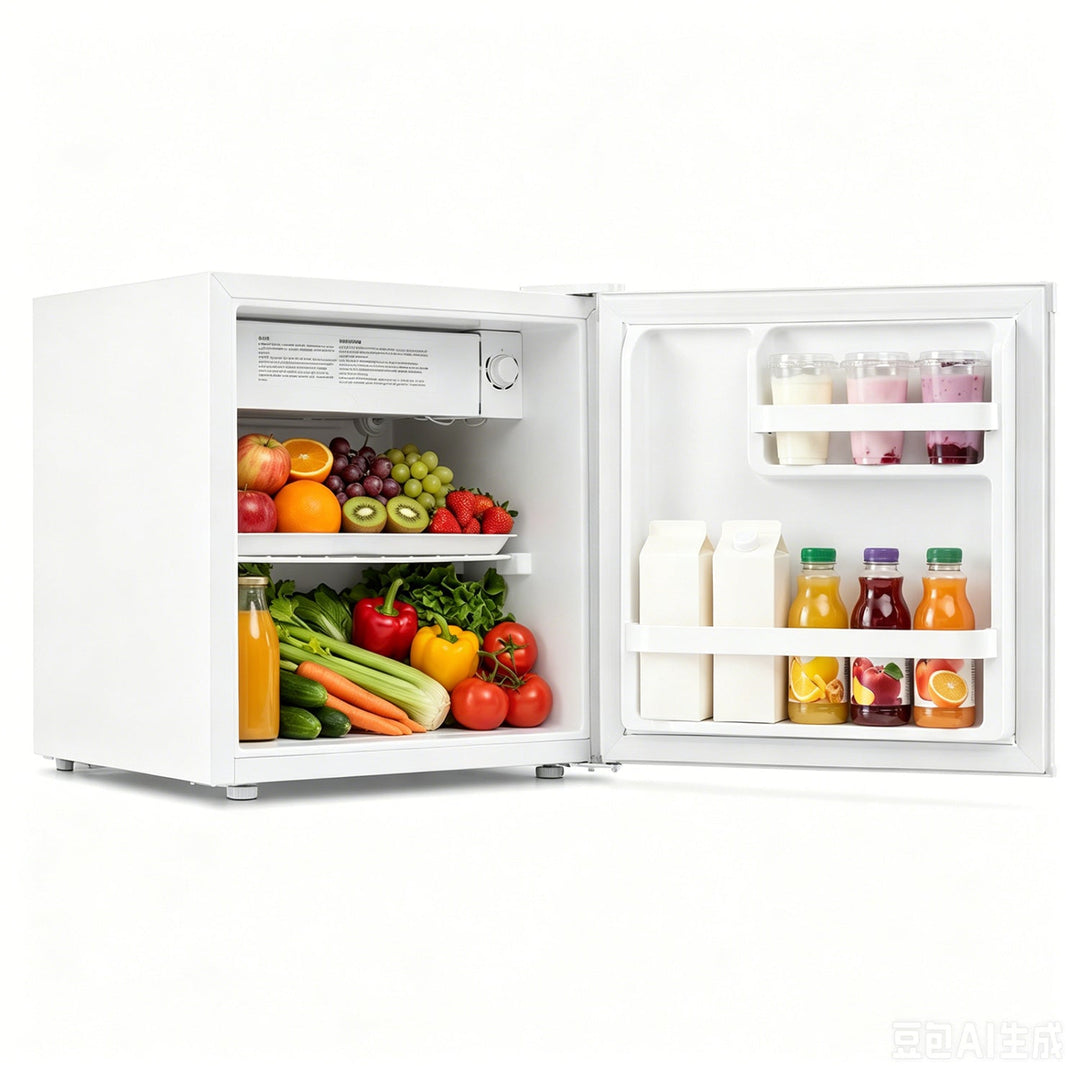 Compact Mini Fridge with 7-Level Thermostat - 1.7 Cu Ft