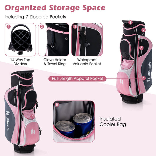 Women's Complete Golf Club Set Right Hand with Rain Hood