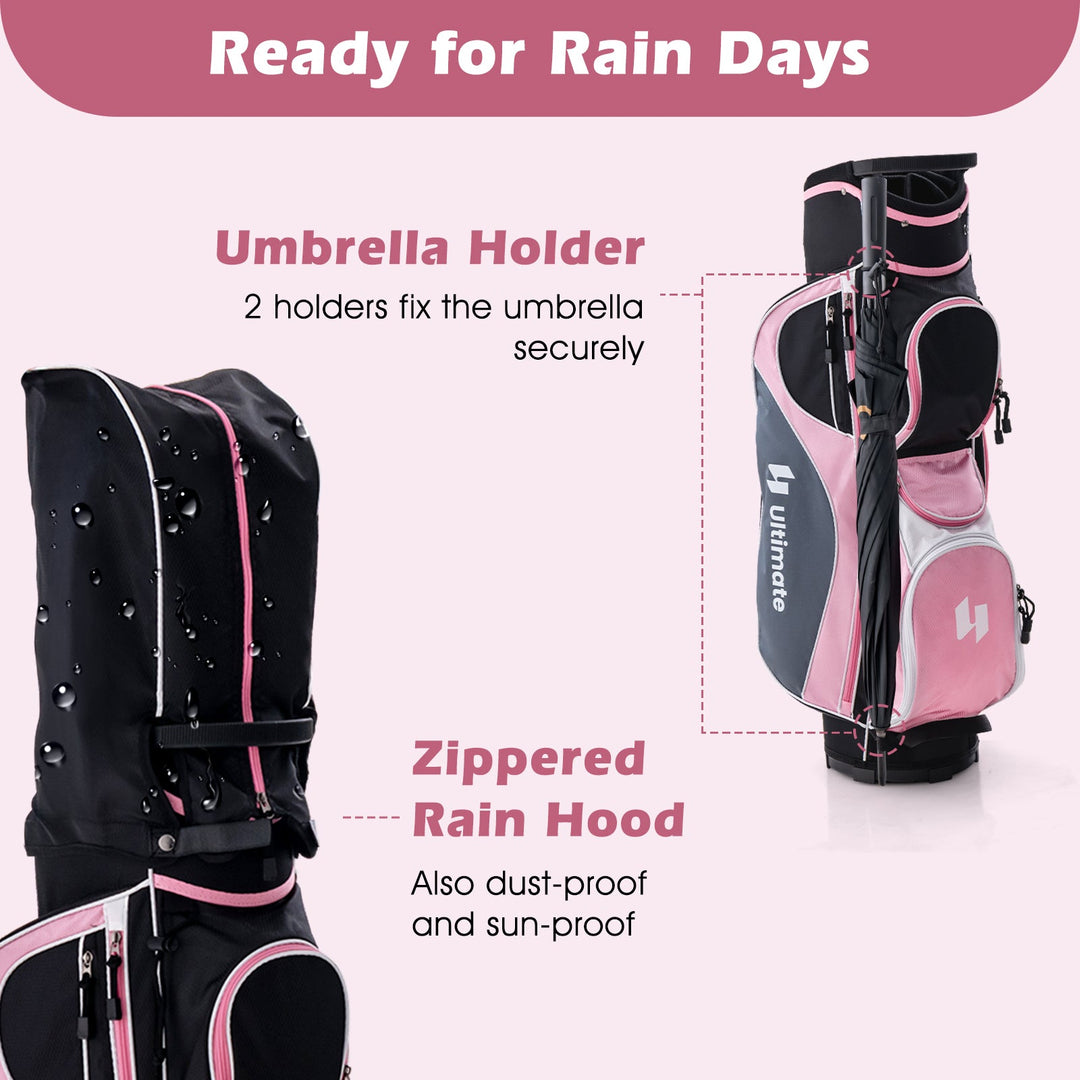 Women's Complete Golf Club Set Right Hand with Rain Hood