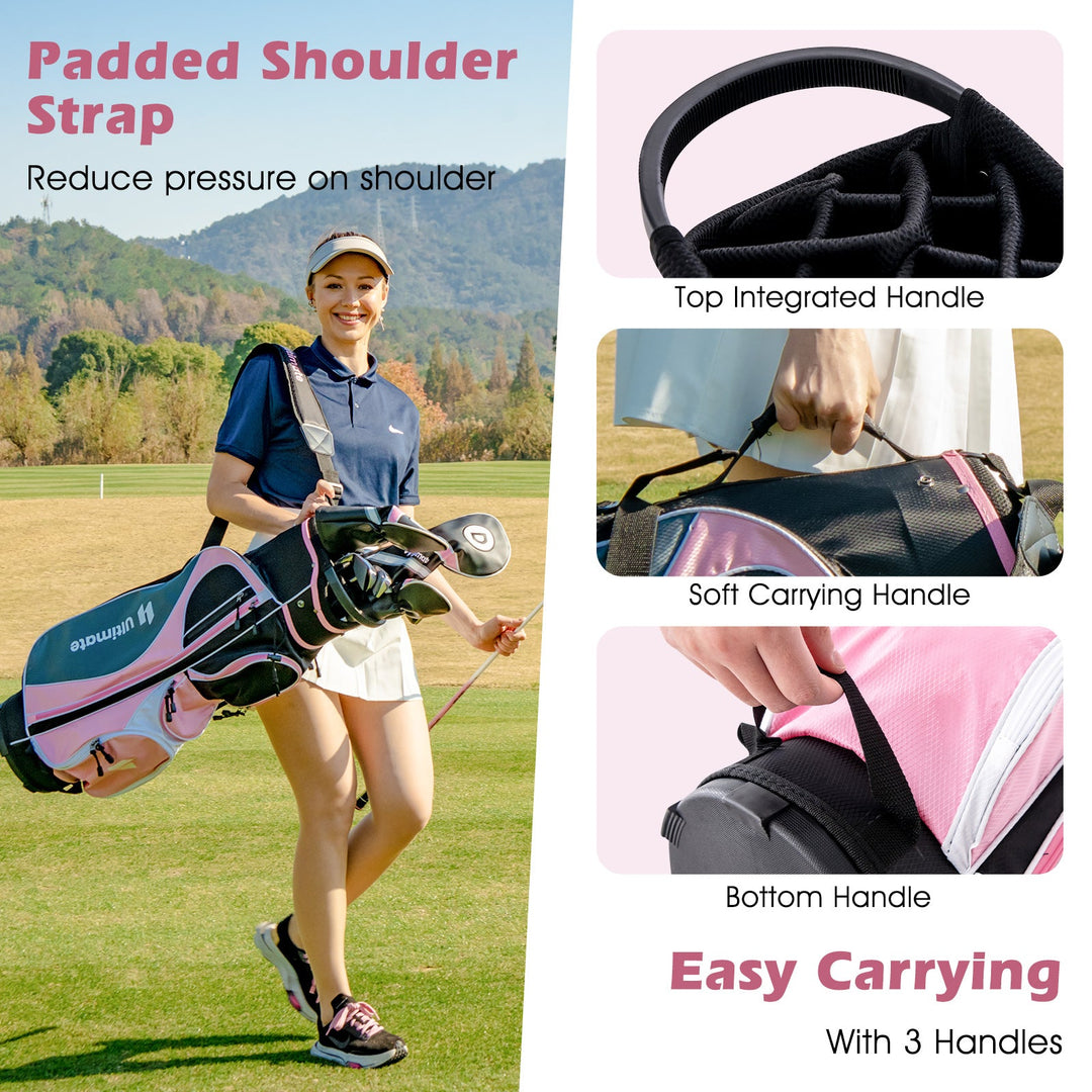 Women's Complete Golf Club Set Right Hand with Rain Hood