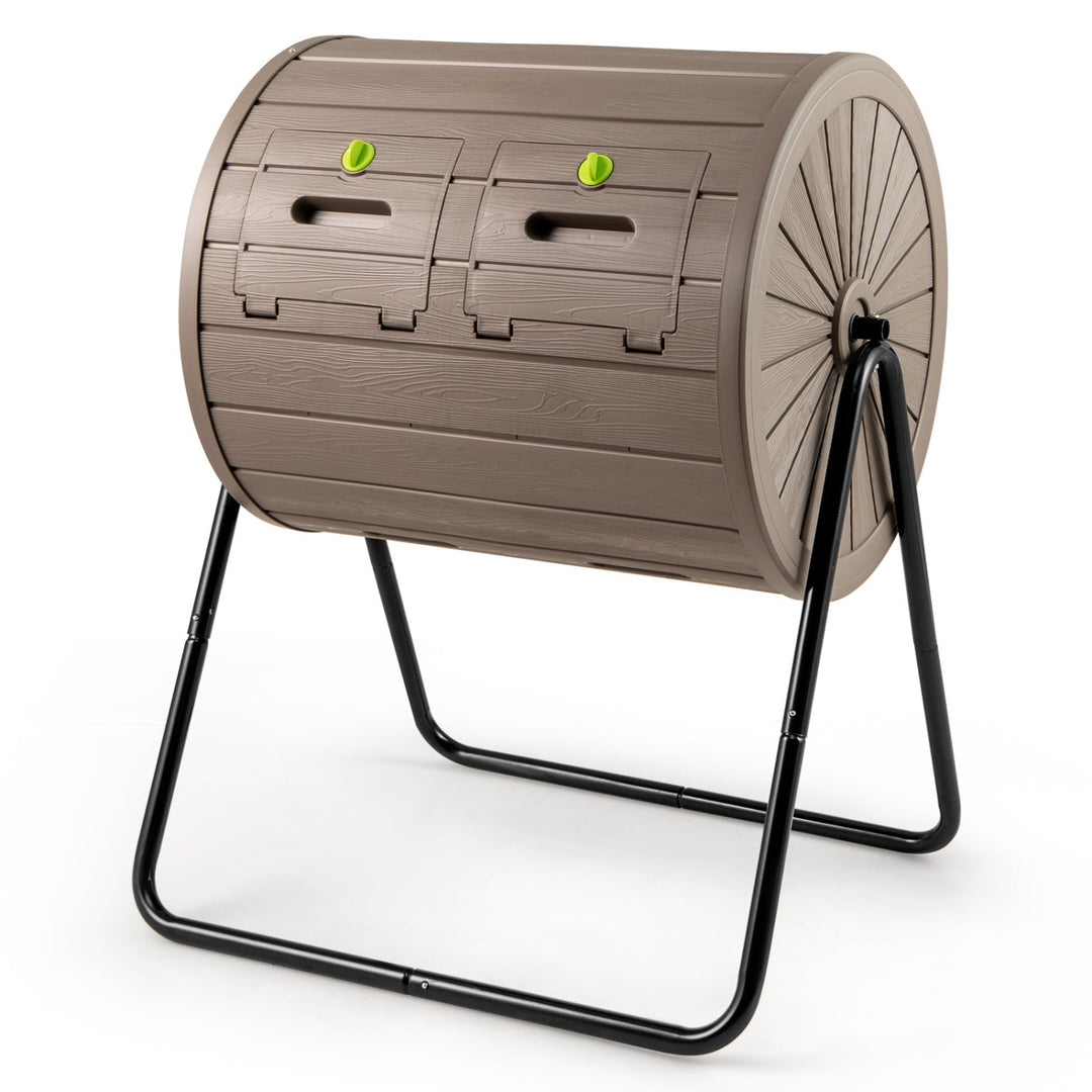 Compost Tumbler 37.5 Gallon Large Outdoor Compost Bin