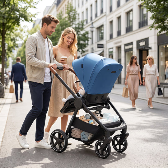 Convertible Baby Stroller with Car Seat Adapters