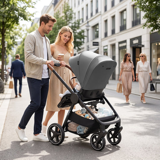 Convertible Baby Stroller with Car Seat Adapters