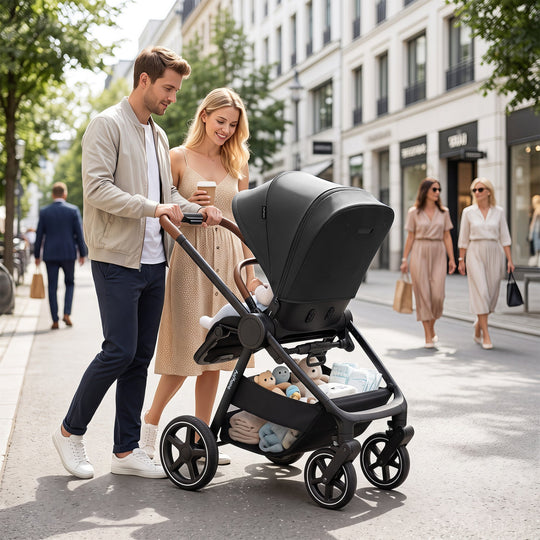 Convertible Baby Stroller with Car Seat Adapters