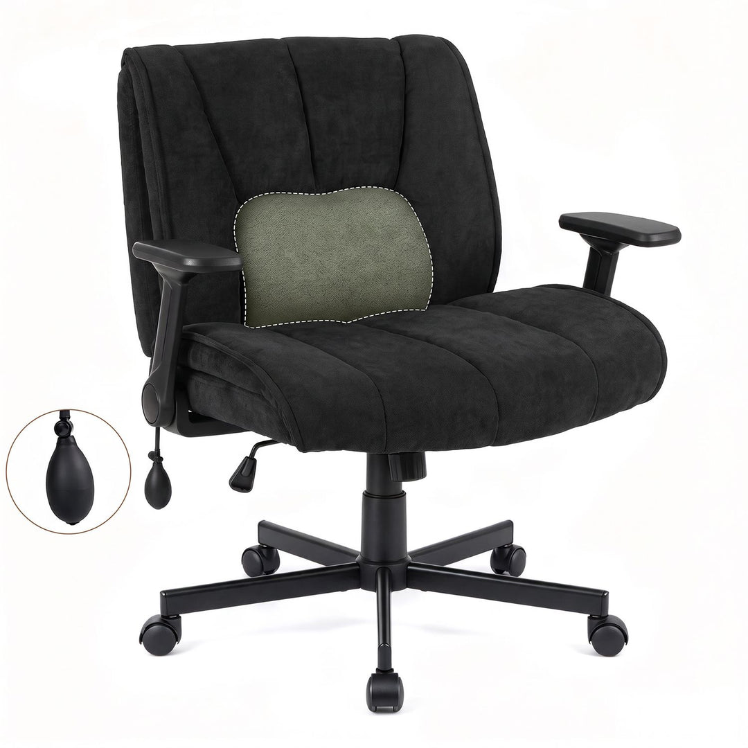 Criss Cross Home Office Chair with Airbag Lumbar Support