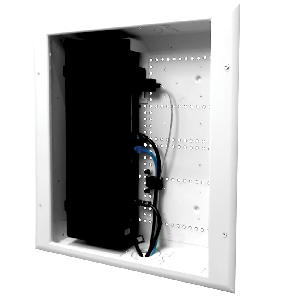 DataComm Recessed TV Media Box with Power Outlet for One Connect Box - view 2