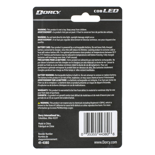 Dorcy Ultra HD 100-Lumen Rechargeable Aluminum LED Flashlight with Zoom & Area Light - view 10