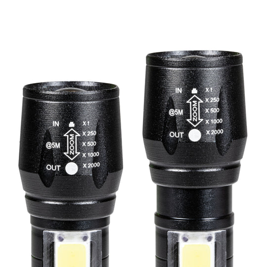 Dorcy Ultra HD 100-Lumen Rechargeable Aluminum LED Flashlight with Zoom & Area Light - view 9
