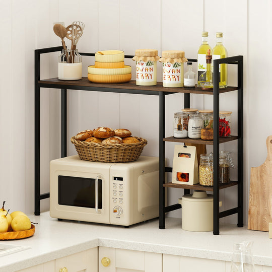 Desktop Bookshelf 38.5" with Storage Display Rack