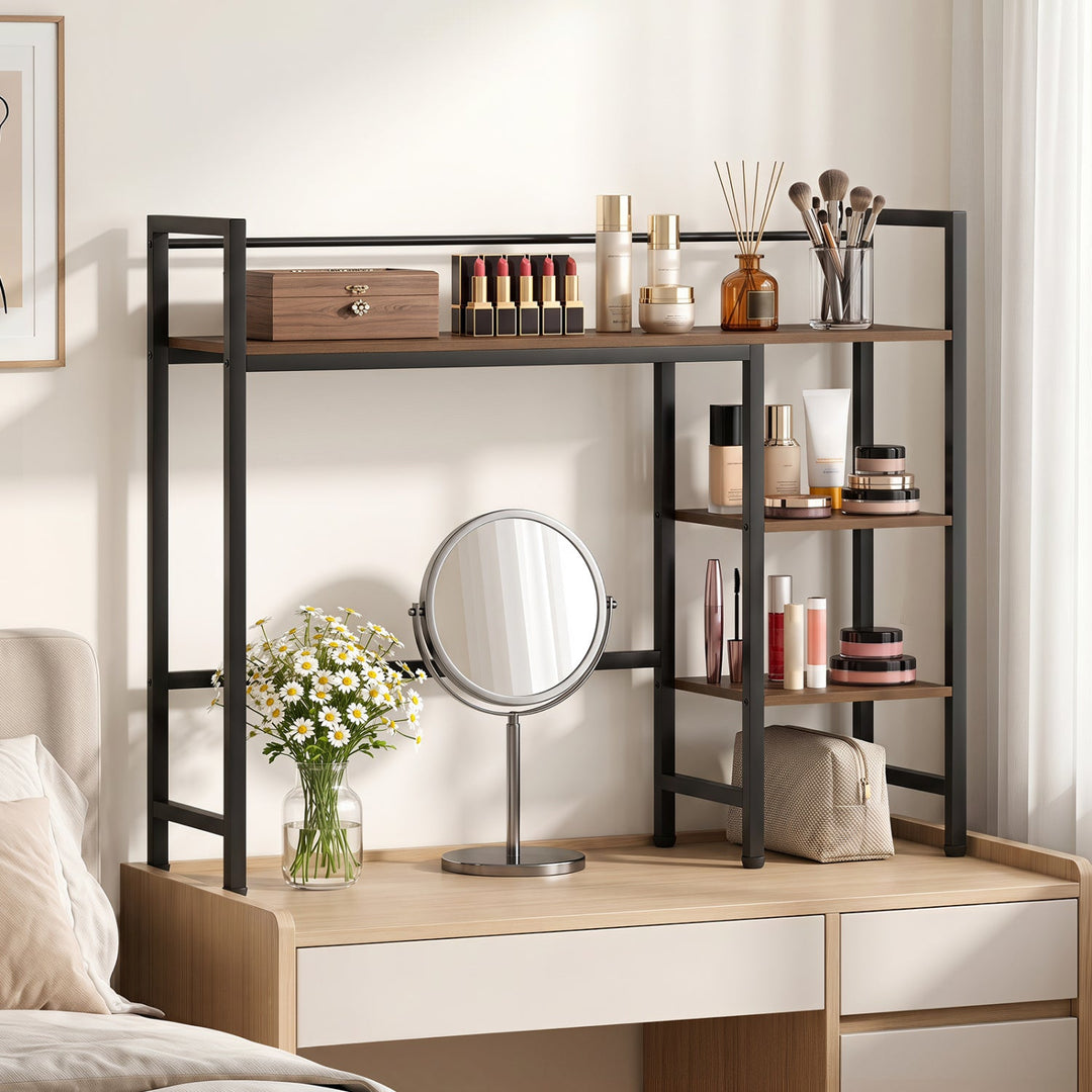 Desktop Bookshelf 38.5" with Storage Display Rack