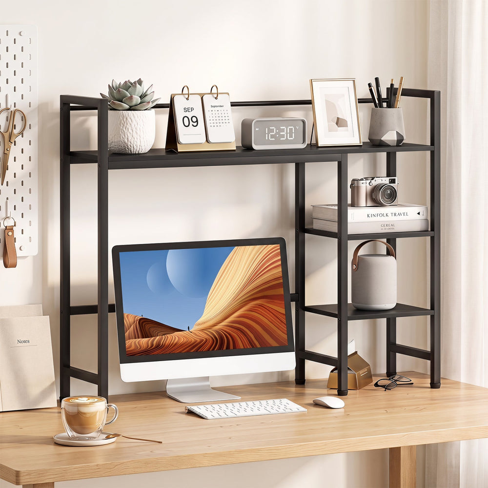 Desktop Bookshelf 38.5" with Storage Display Rack