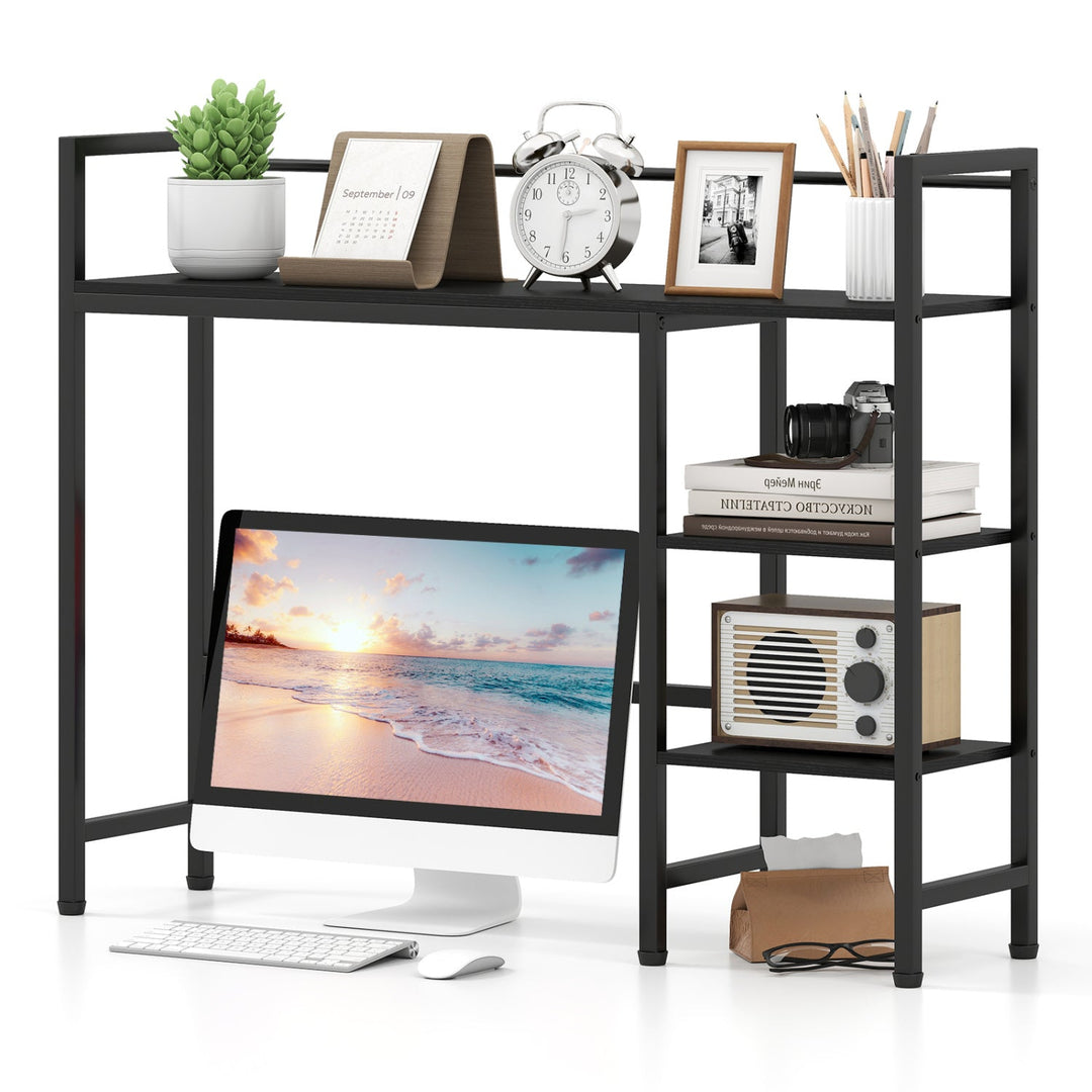 Desktop Bookshelf 38.5" with Storage Display Rack