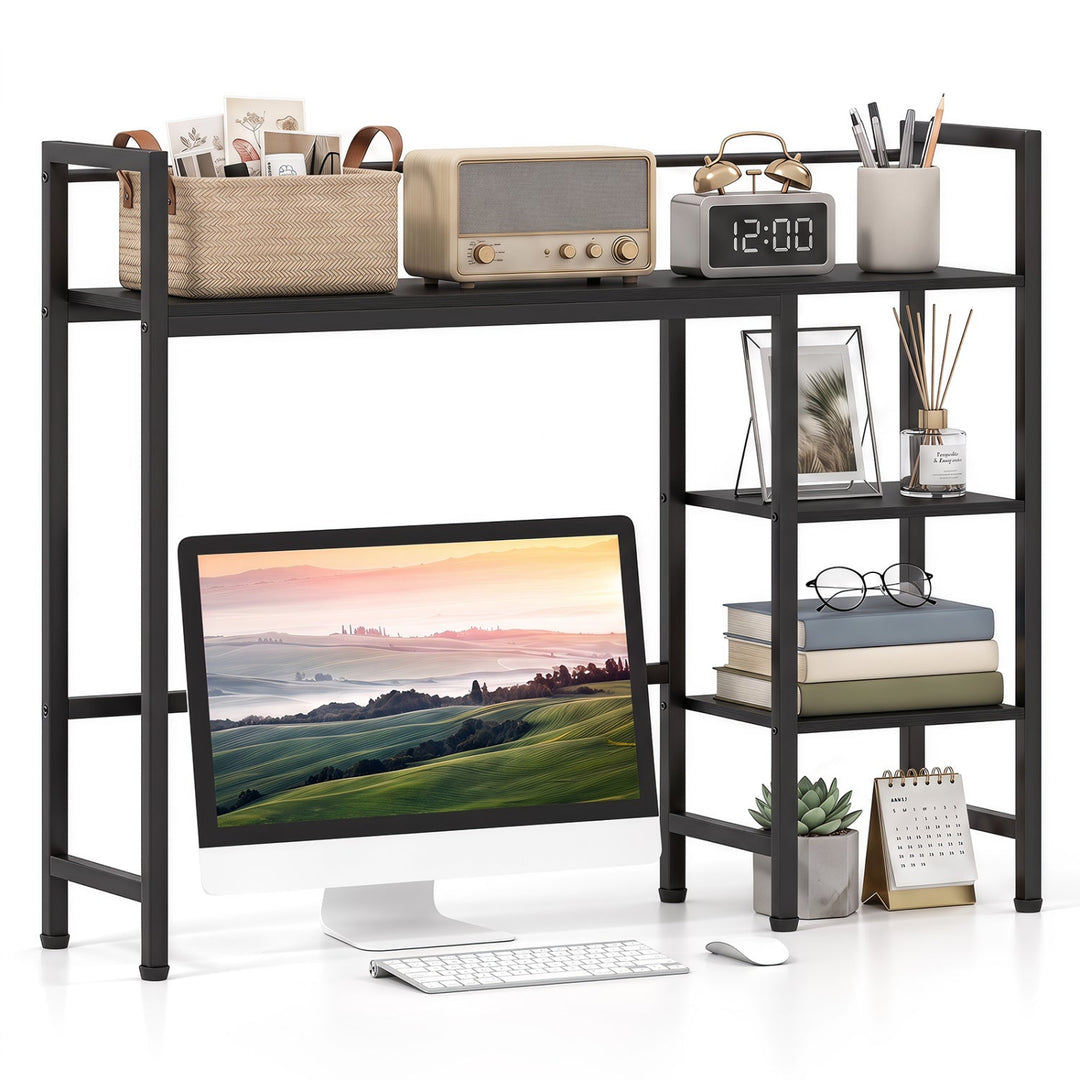 Desktop Bookshelf 38.5" with Storage Display Rack