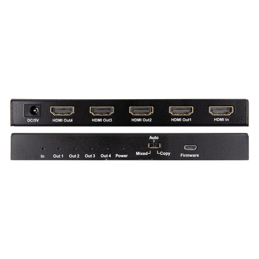Ethereal 1x4 4K HDMI 2.0 Scaling Splitter with HDR & EDID Management, 18 Gbps - view 7