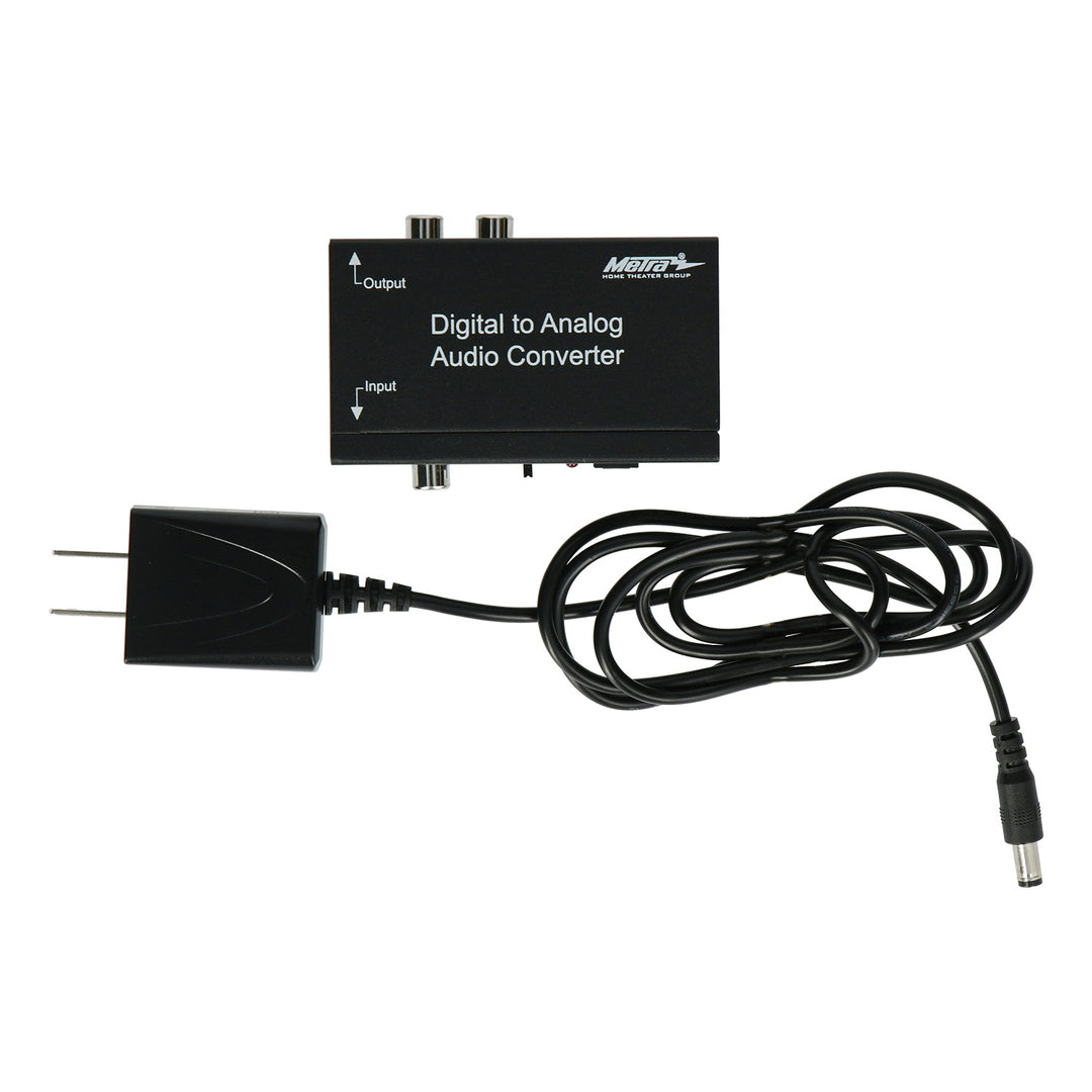 Ethereal Digital Optical/Coaxial to Analog RCA Audio Converter with 24-Bit DAC
